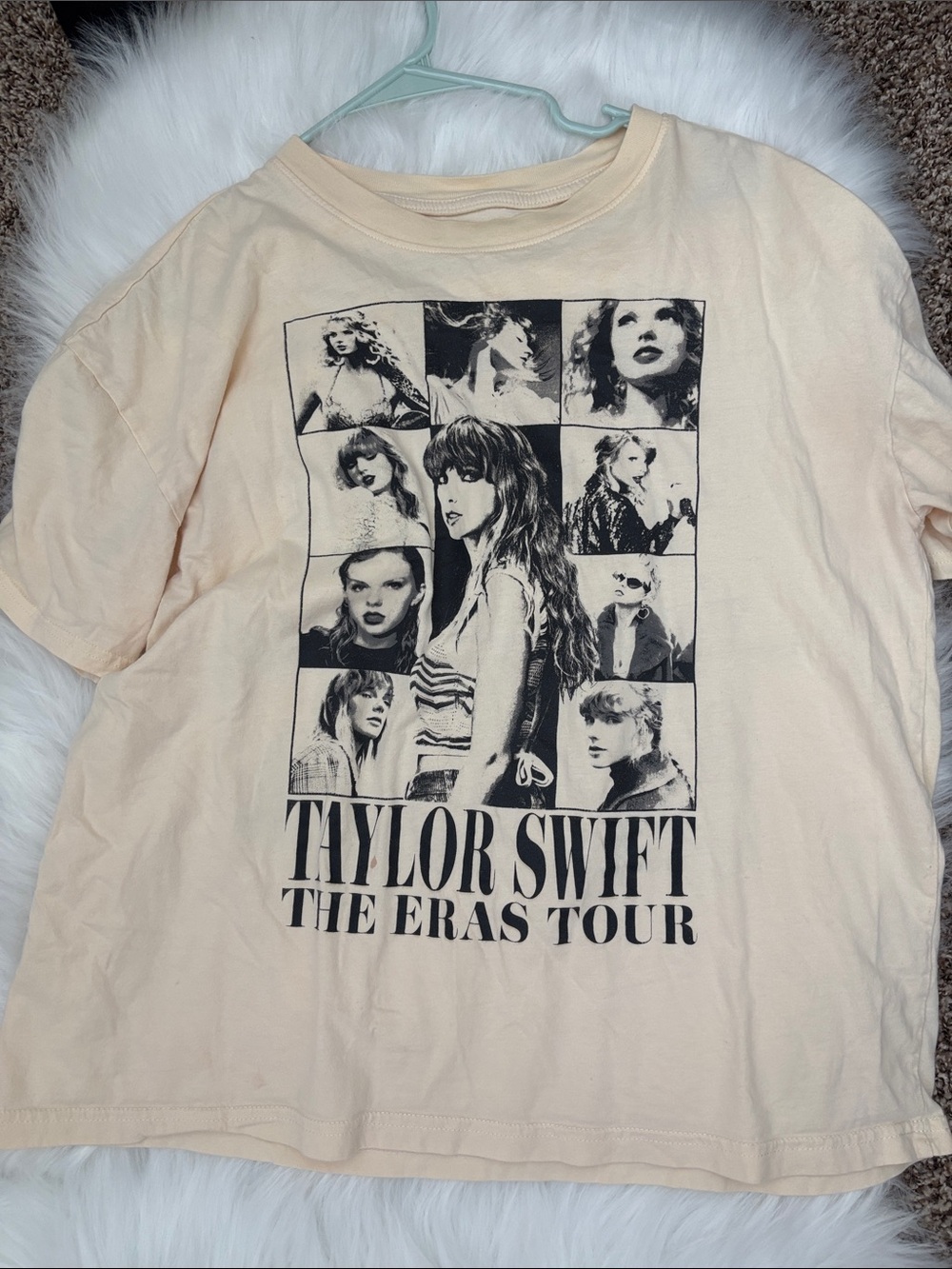 Taylor Swift Light Peach The Eras Tour Women's Graphic Tee